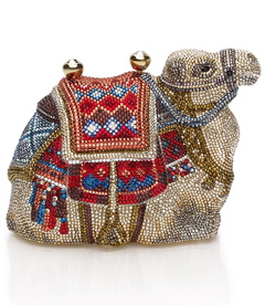 judith leiber gobi camel minaudiere