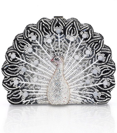 judith leiber shanti peacock minaudiere