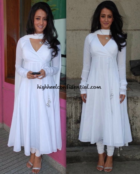 Party Wear Full Sleeve Ladies White Anarkali Kurti Decoration Material:  Stones at Best Price in Tirupur | Laxmi Textiles