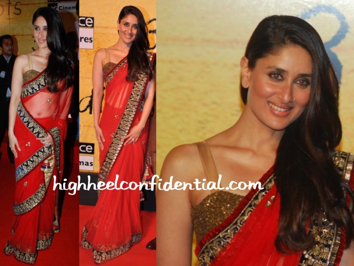 kareena-kapoor-3-idiots-premiere-red-sari