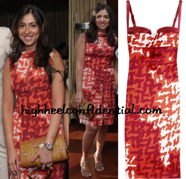 bhavna-pandey-david-morris-event-just-cavalli-dress