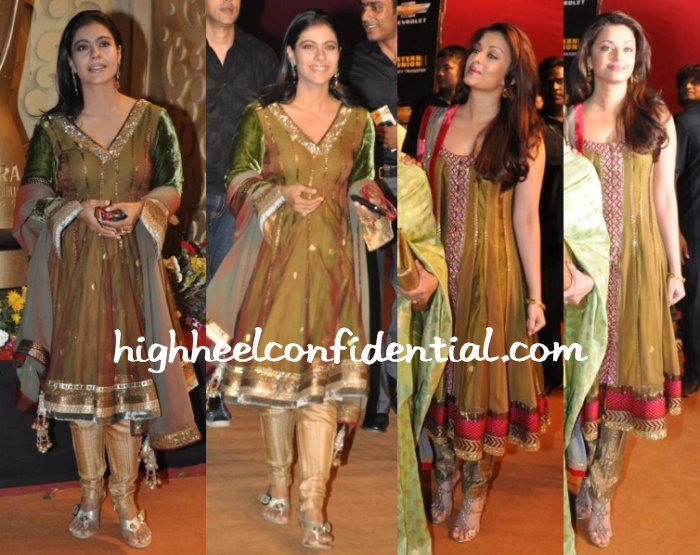 kajol-aishwarya-apsara-awards-2010