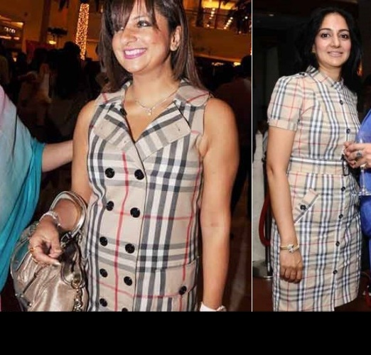 anjali-kapoor-burberry-print-dress