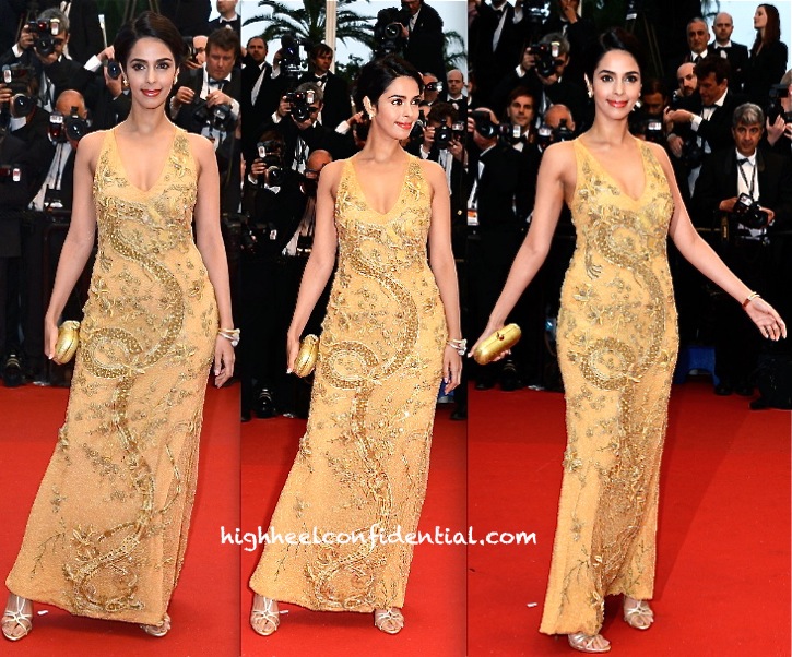 Mallika Sherawat At Cannes 2013-The Great Gatsby Screening