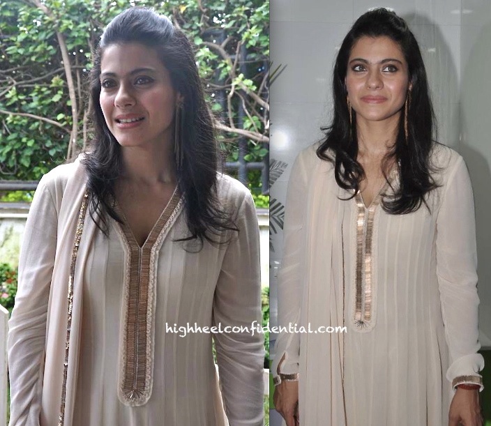 kajol at childcare hospital inauguration in roht gandhi rahul khanna-2