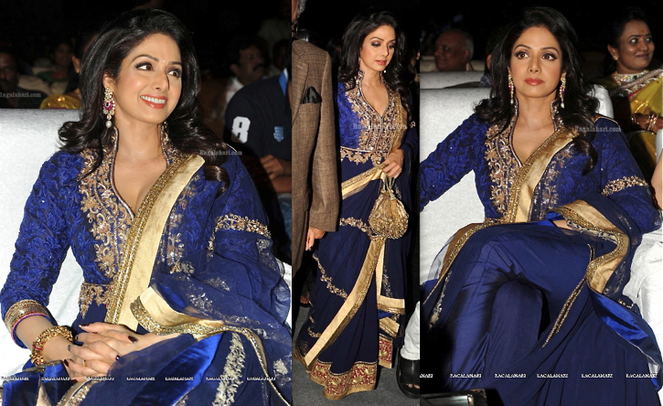 sridevi at tollywood channel launch in manish malhotra