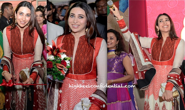 Karisma Kapoor Wears Ekru To Vibrant Vivah Event In Ahmedabad-2