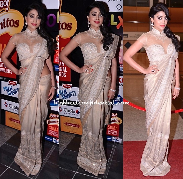 Shriya Saran In Tarun Tahiliani At SIIMA 2013-1