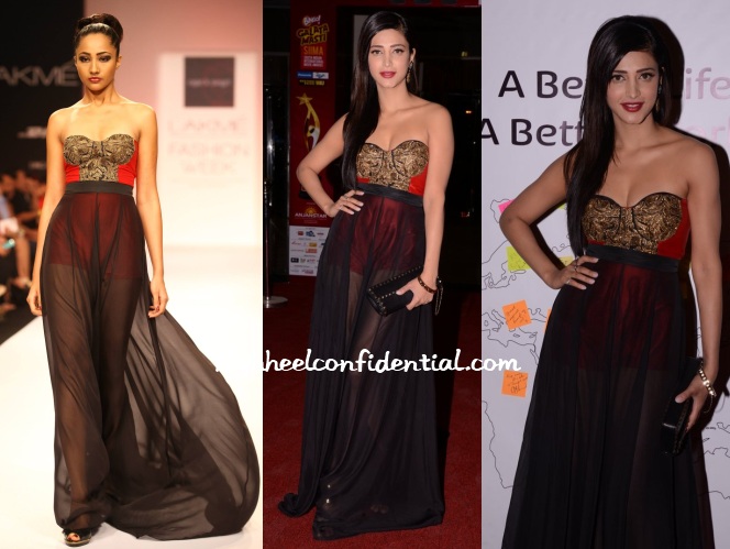 shruti-haasan-rajat-tangri-siima-red-carpet-day-one