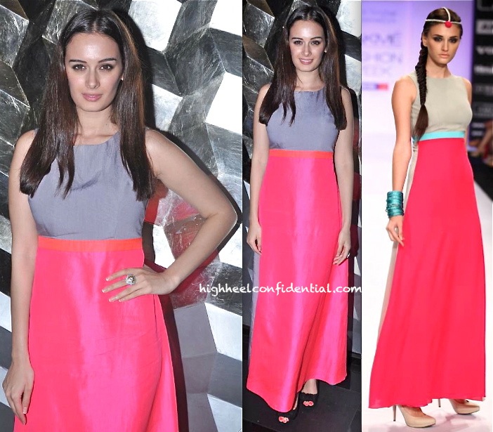 evelyn sharma in payal singhal at lofficiel magazine launch issue unveiling bash