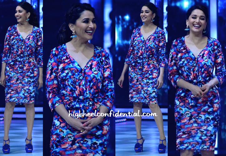 Madhuri Dixit Wears Saloni And Nicholas Kirkwood On Jhalak Dikhhla Jaa Sets-1