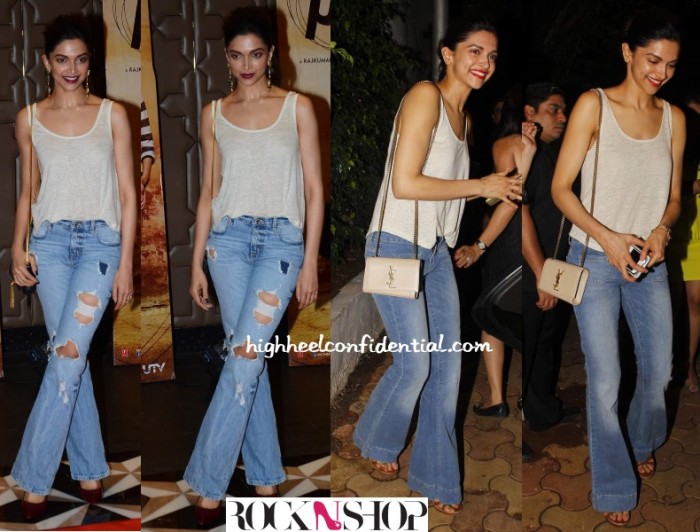 DeepikaPadukone carried @YSL bag perfectly with @sabyasachiofficial western  dress. We Liked ! What about you? #Deepi…