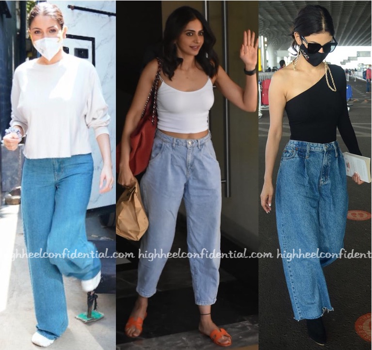 Anushka Sharma flies out of Mumbai in a slouchy T-shirt, jeans and