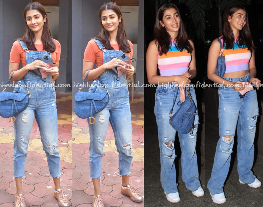 With Printed Tights And A Christian Dior Book Tote, Pooja Hegde's Casual  Look Goes To The Top Of The Charts