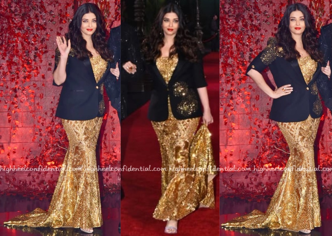 Aishwarya Rai Bachchan in all-black outfit leaves for Cannes with