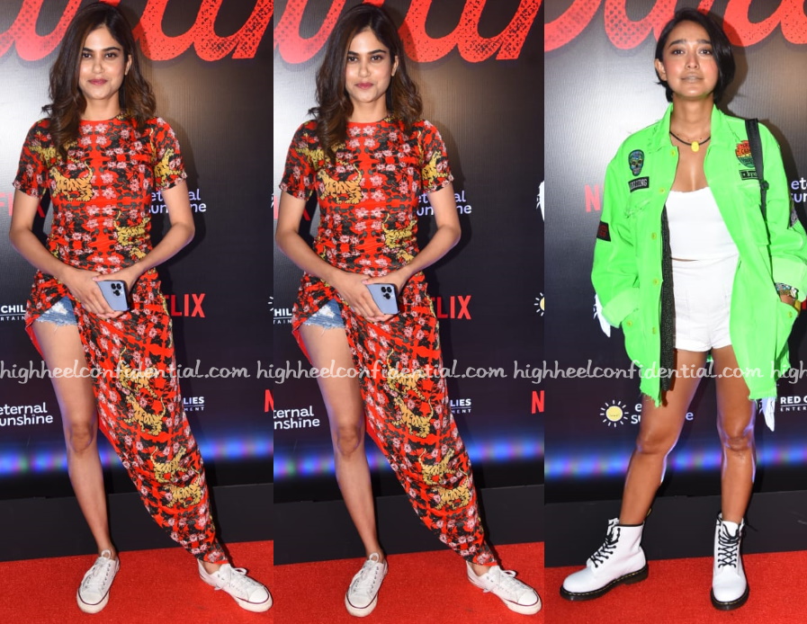 Masaba Gupta took to the streets of Turkey in the TikTok viral Miu Miu tan  skirt paired with Chanel rain boots