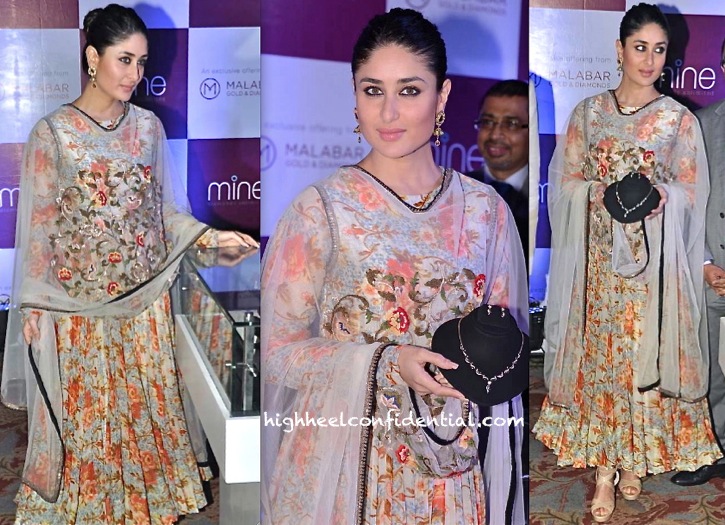 Kareena Kapoor In Anamika Khanna At ‘Malabar Gold and Diamonds’ Press Meet-1