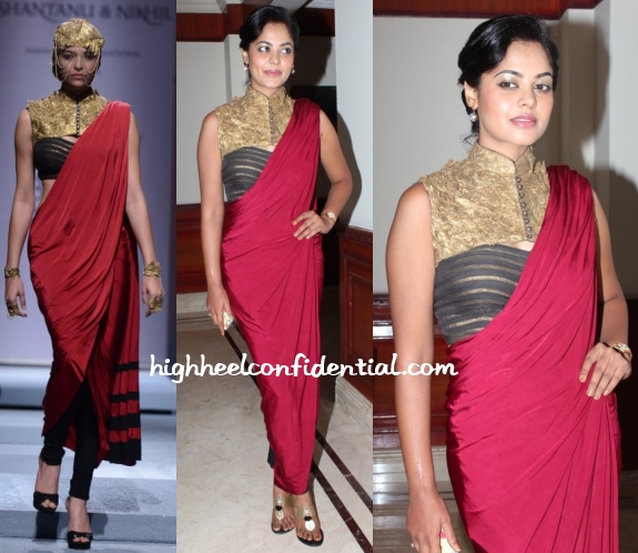 bindu-madhavi-v4-entertainers-awards-2013-shantanu-nikhil