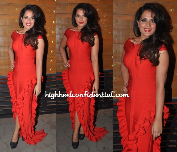 richa-chadda-herve-leger-filmfare-awards-2014