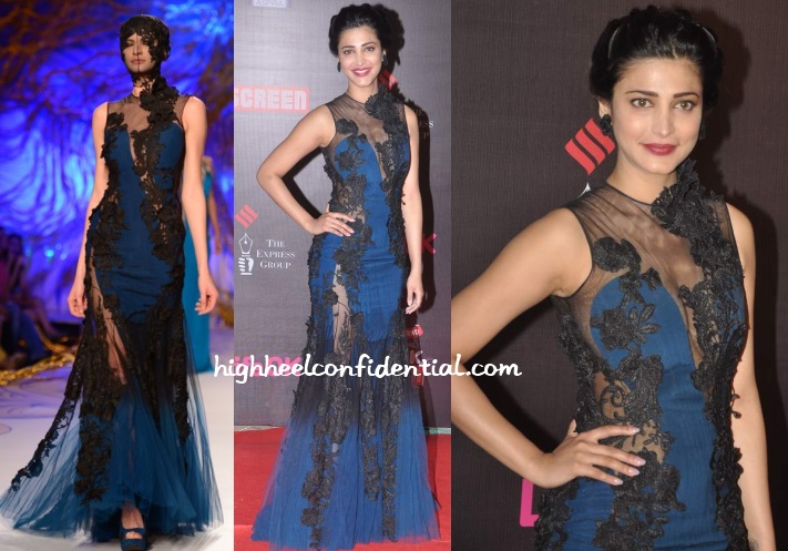 shruti-haasan-gaurav-gupta-couture-screen-awards-2014