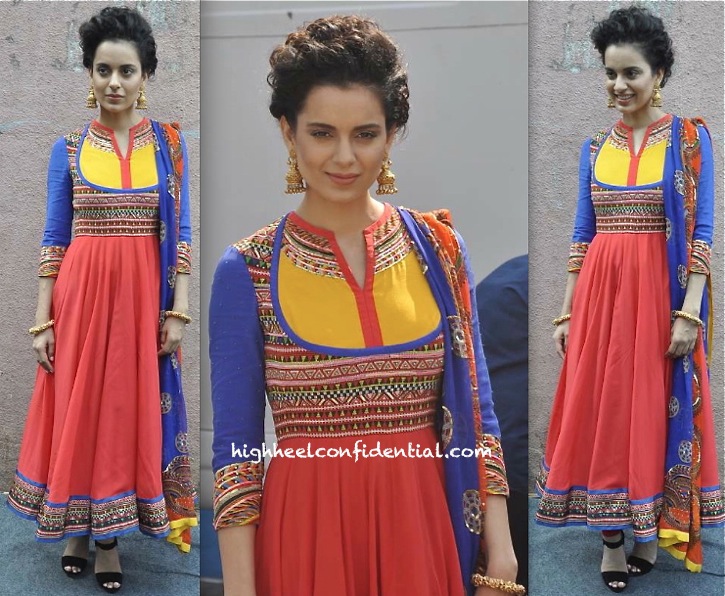 Kangna Ranaut On ‘India’s Got Talent’ Sets For ‘Queen’ Promotions-1