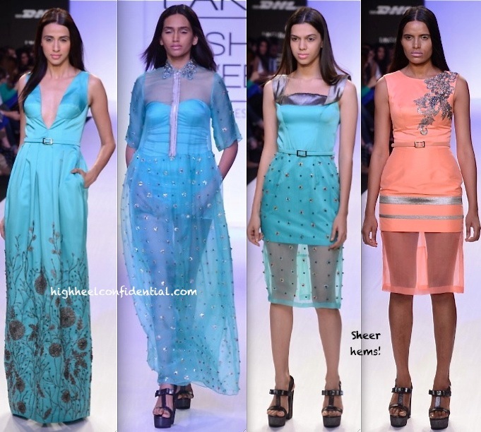Lakme Fashion Week Summer:Resort 2014- Rajat Tangri -2