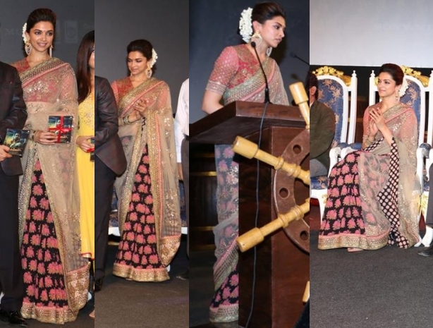 deepika-padukone-sabyasachi-kochadaiyaan-audio-launch-1