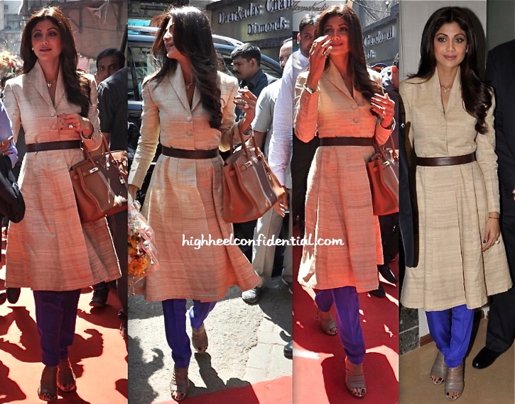 Shilpa Shetty Wears Neeta Lulla To The Launch Of ‘Satyug Gold’-1