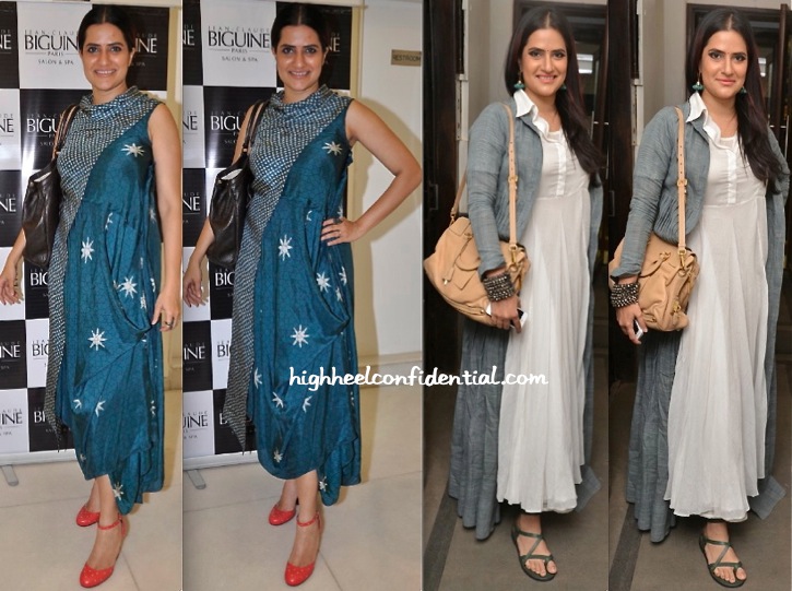 Sona Mohapatra Wears Myoho In Her Music Video, To Nikhat Khan's Art Exhibition And To Juhi Pande's Book Reading-1