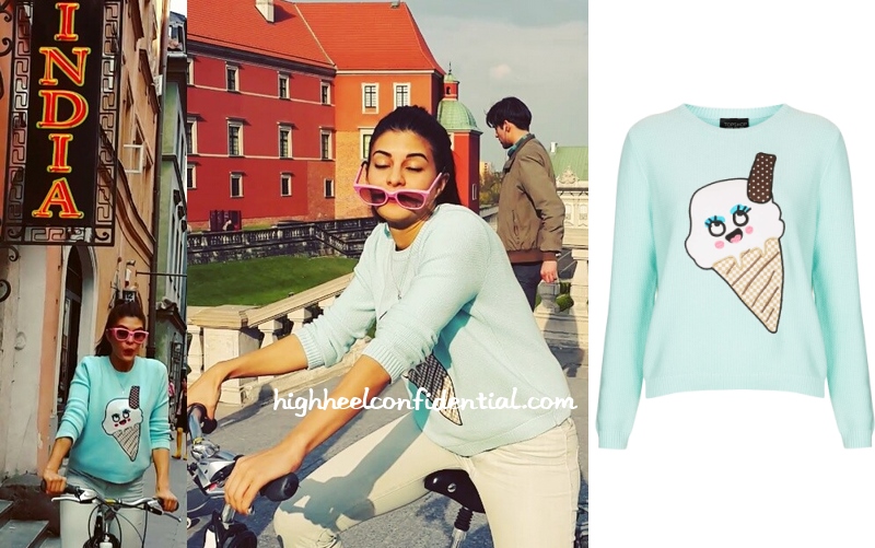 jacqueline-fernandez-topshop-icecream-cone-kick-poland