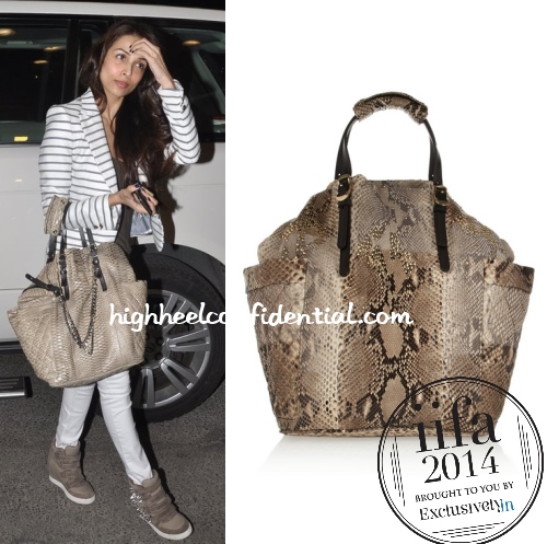 malaika-arora-jimmy-choo-blare-bag-iifa-2014-mumbai-airport