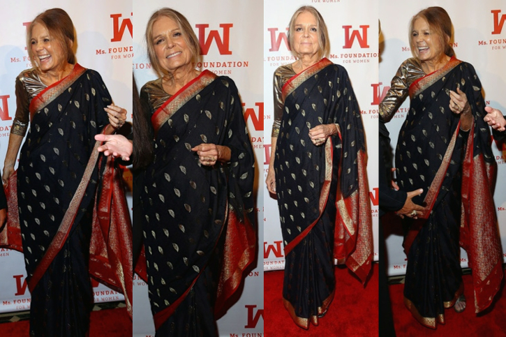 Gloria Steinem Wears A Sari To The Ms. Foundation Women Of Vision Gala 2014
