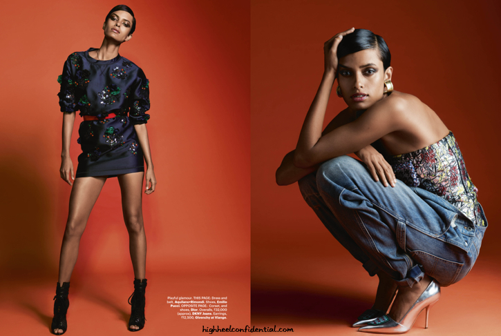 Lakshmi Menon Covers Harper's Bazaar June '14 Issue Wearing Louis Vuitton-1