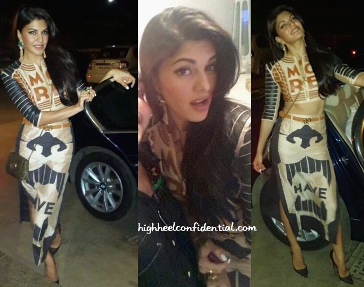 Jacqueline Fernandez In Ikai And Ae-Tee At The Harmon Sound Event
