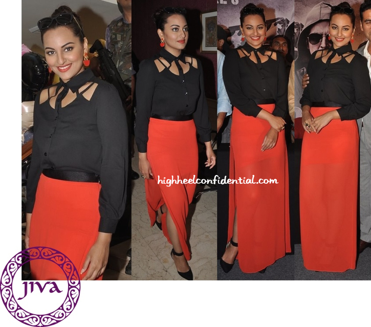 Sonakshi Sinha In Bebe At ‘Holiday’ Promotions-1
