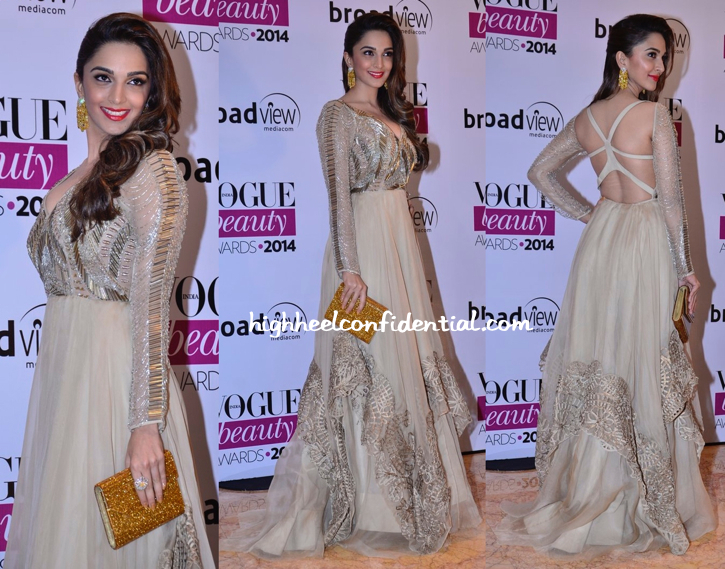 Kiara Advani In Jade At Vogue Beauty Awards 2014