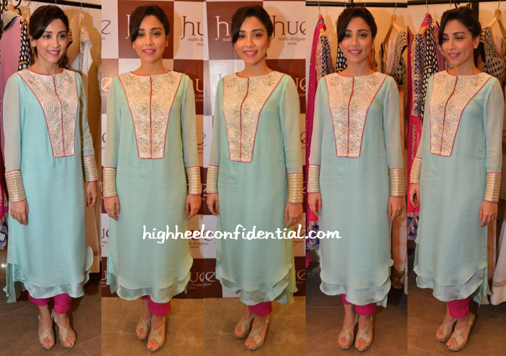 Amrita Puri Wears Ritika Mirchandani To The Designer’s Preview At Hue