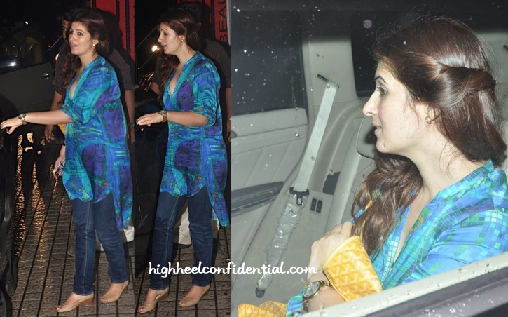 Twinkle Khanna At A Movie Screening At PVR