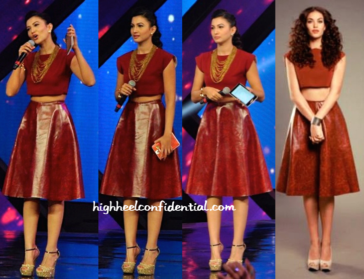 Gauahar Khan In Lola By Suman B On India's Raw Star Sets-1