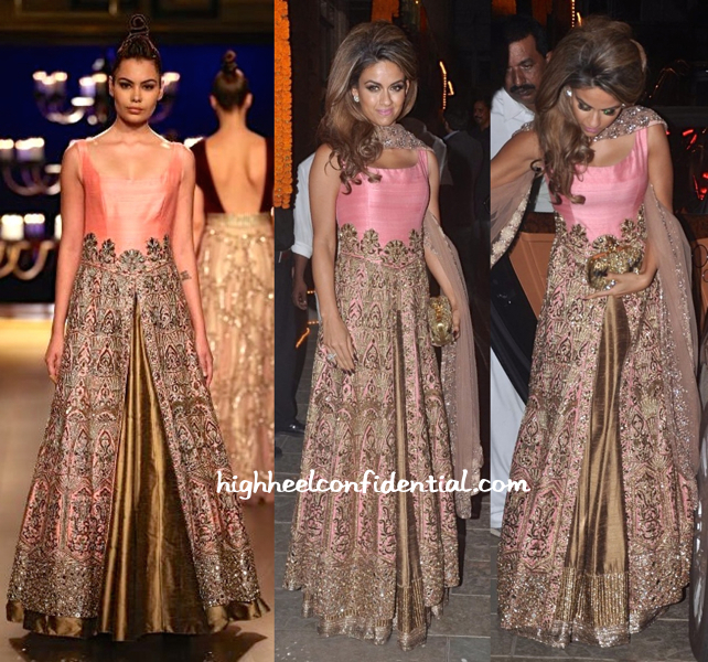 Natasha Poonawala In Manish Malhotra At Bachchans’ Diwali Bash