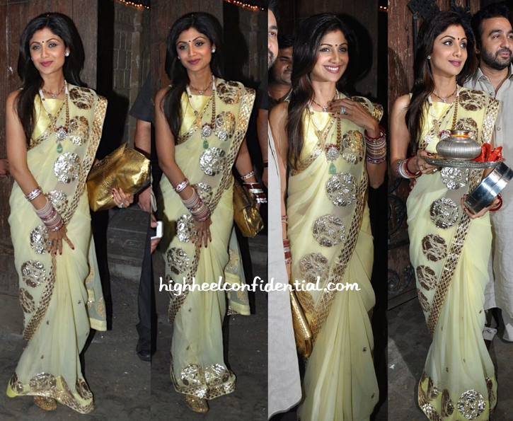 Shilpa Shetty At Karva Chauth Celebrations