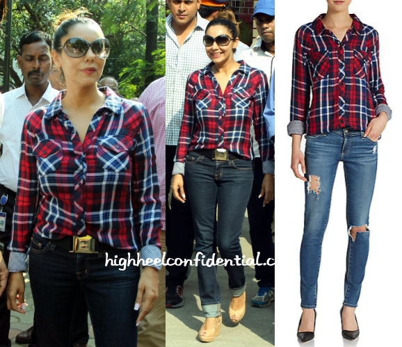 gauri-khan-rails-plaid-shirt-elections