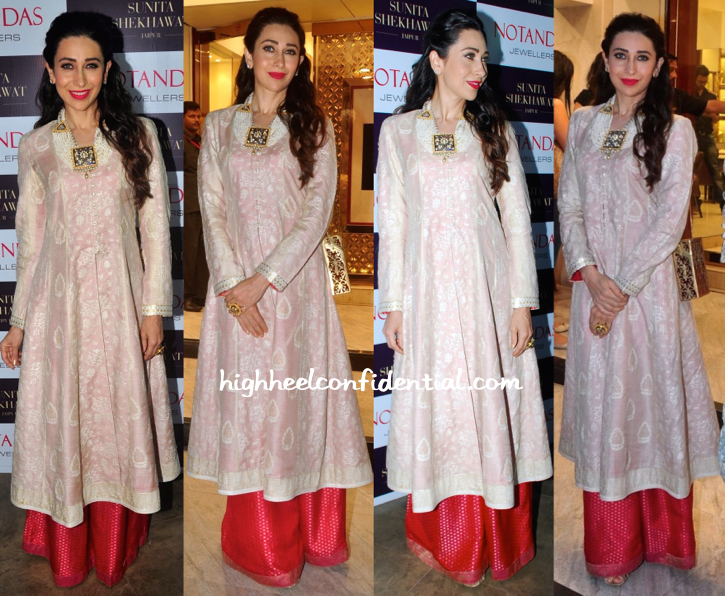 Karisma Kapoor At Notandas Jewellers New Collection Launch-2