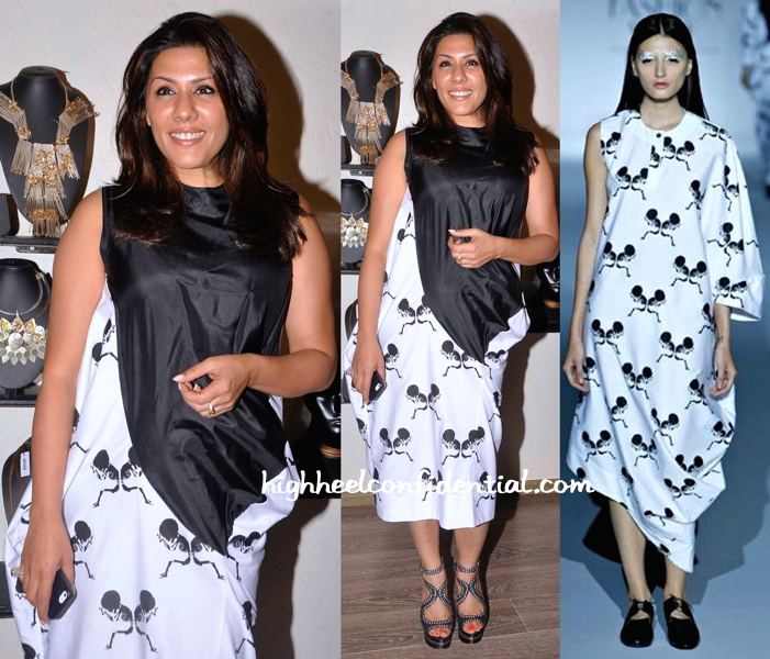 Reshma Merchant Wears Kallol Datta To A Collection Preview-Launch At Atosa