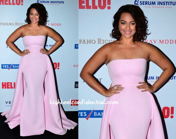 Sonakshi Sinha In Gauri And Nainika At Hello! Hall Of Fame Awards 2014-1