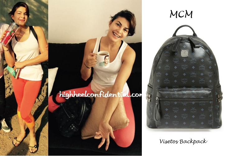 jacqueline-fernandez-mcm-backpack-studded