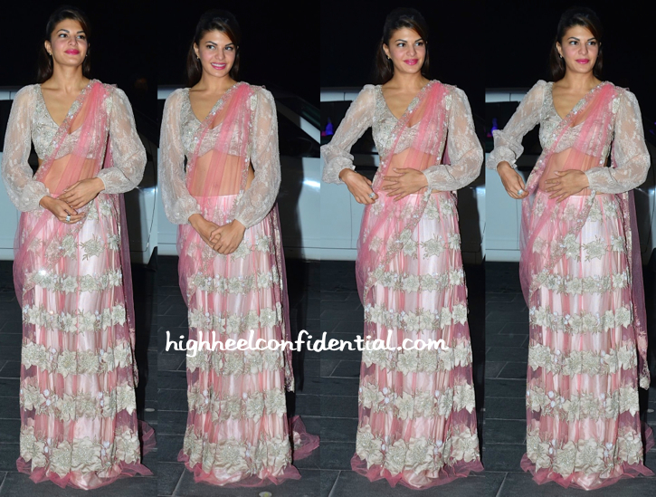 Jacqueline Fernandez At Shirin Morani-Uday Singh Wedding Reception-1