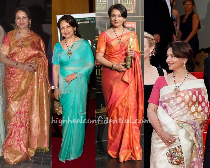 sharmila-tagore-sari-beads-necklace-soha-reception