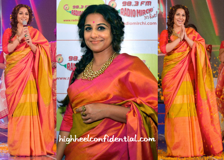 Vidya Balan At Mirchi Music Awards Bangla 2014