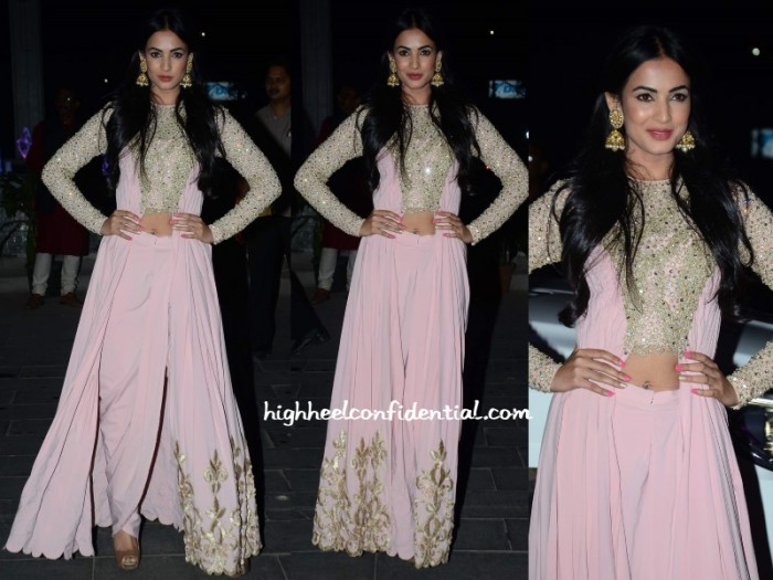 sonal-chauhan-neeta-lulla-tulsi-kumar-wedding-reception